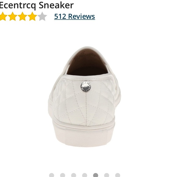 Steve Madden White Ecentrcq Sneakers - Picture 3 of 7